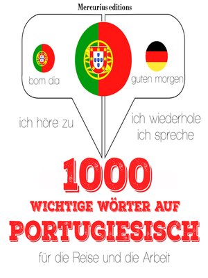 cover image of 1000 wichtige Wörter auf Portugiesisch für die Reise und die Arbeit